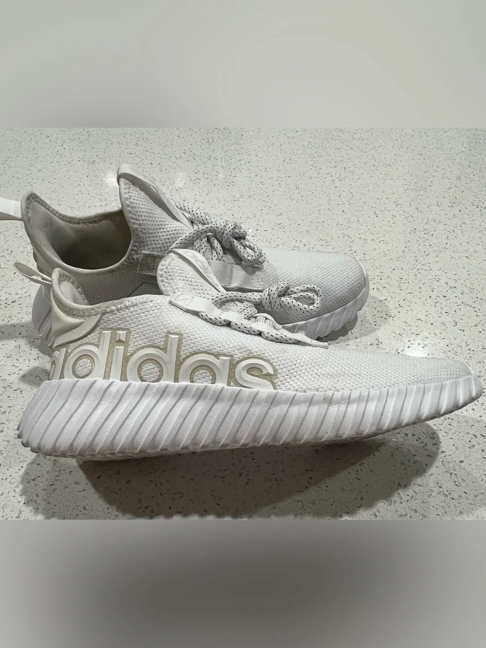 Adidas Kaptir 3 Men's Running Shoe WHT Athletic Sneaker Trainer #317 Size 9.5M
